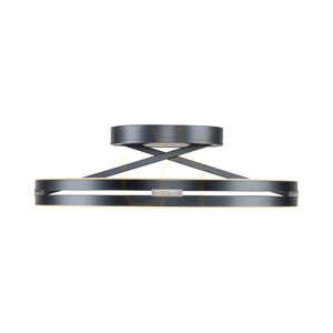 Lampa de tavan PURE LOOP 6552-15, gri, 2xLED small 17