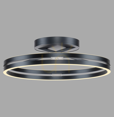 Verifica Lampa de tavan PURE LOOP 6552-15, gri, 2xLED