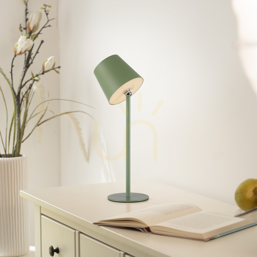 Spectacol BOTERIA 19251-43 Lampa de masă verde cu 1 LED BOTERIA 19251-43 Lampa de masă verde cu 1 LED