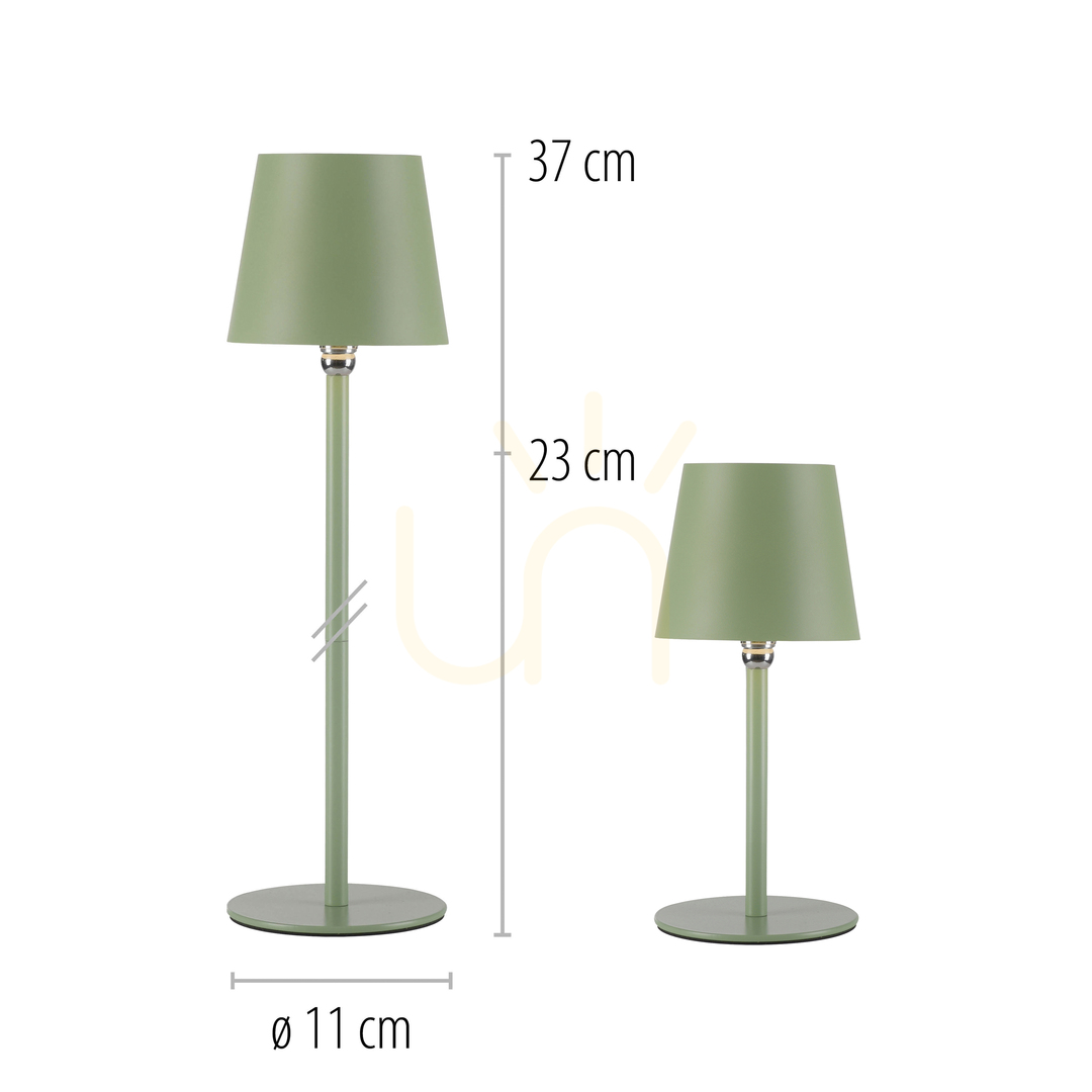 Spectacol BOTERIA 19251-43 Lampa de masă verde cu 1 LED BOTERIA 19251-43 Lampa de masă verde cu 1 LED