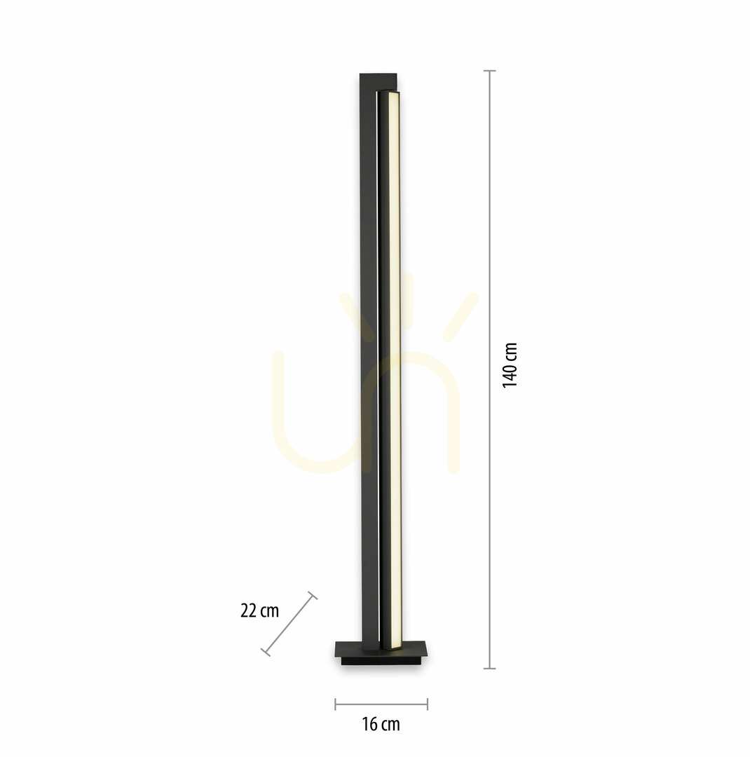 previzualizare Lampa de podea PURE-LINES 421-13, antracit, 1xLED Lampa de podea PURE-LINES 421-13, antracit, 1xLED