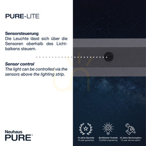 Paul Neuhaus PURE Lite 8377-13 lampa suspendată cu 1 LED, culoare antracit, cu înălțime reglabilă small 3