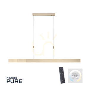 PURE-MOTO 2525-60 Lampă suspendată din alamă cu 3 LED-uri small 1