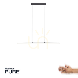 Paul Neuhaus PURE Lite 8375-13 lampa suspendată cu 1 LED, culoare antracit, cu înălțime reglabilă small 1