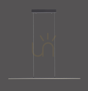 Paul Neuhaus PURE Lite 8375-13 lampa suspendată cu 1 LED, culoare antracit, cu înălțime reglabilă small 0