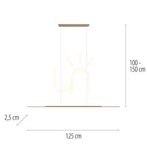 PURE SURFACE 2301-97 Maro, lampă suspendată cu 1 LED small 8