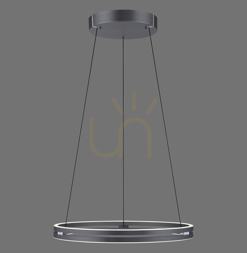Verifica PURE E-LOOP 2551-15 Lampa suspendată gri cu 2 LED-uri