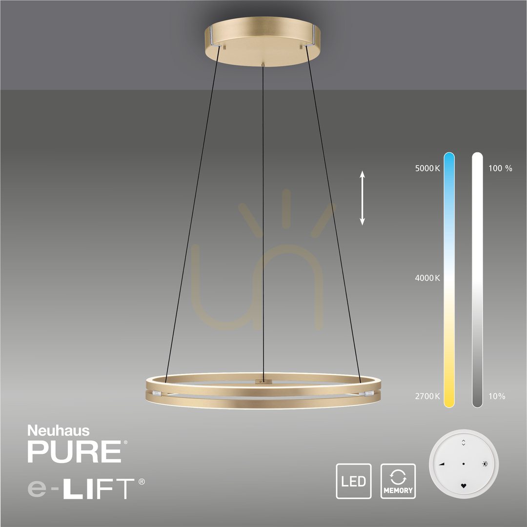 previzualizare PUREE-LOOP 2551-60 Lampa suspendată din alamă cu 2 LED-uri PUREE-LOOP 2551-60 Lampa suspendată din alamă cu 2 LED-uri