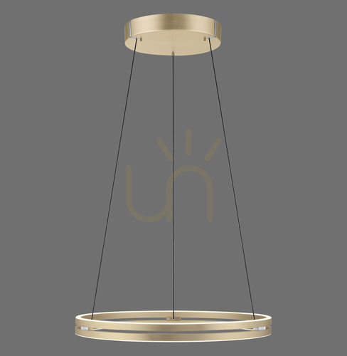 Verifica PUREE-LOOP 2551-60 Lampa suspendată din alamă cu 2 LED-uri