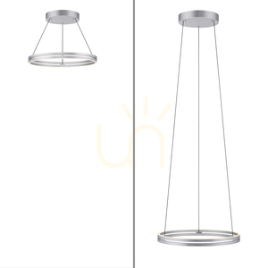 PUREE-LOOP 2551-95 Argintiu, lampă suspendată cu 2 LED-uri small 13