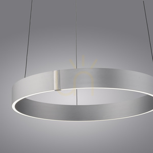 Lampa suspendată PURE E-CLIPSE 2560-95 argintie cu 2 LED-uri small 9