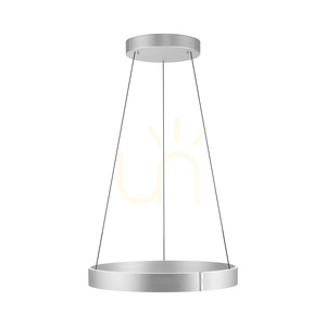 Lampa suspendată PURE E-CLIPSE 2561-95 argintie cu 2 LED-uri small 15