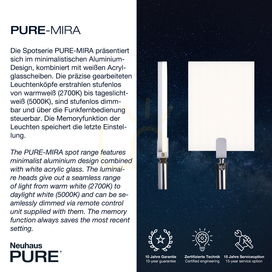 Afişa Lampa de podea PURE-MIRA 356-18, antracit, 1xLED Lampa de podea PURE-MIRA 356-18, antracit, 1xLED