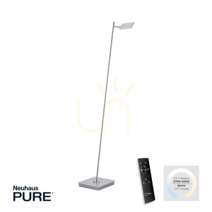 Lampa de podea Paul Neuhaus PURE Mira 356-95, argintie, 1xLED small 1