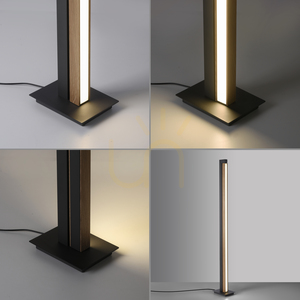 Lampa de podea Paul Neuhaus PURE Lines Floor 451-79, din lemn, 1xLED small 14
