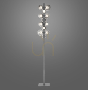 Lampa de podea 557-15, gri, 12 LED-uri small 0