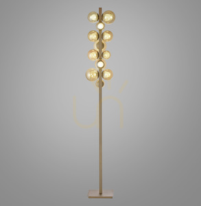 Lampa de podea POPUP 557-97, maro, 12 LED-uri small 0