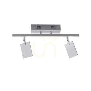 PURE-MIRA 6354-95 Lampa de tavan argintie, 2xLED small 9