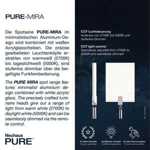 PURE-MIRA 6356-18 Lampa de tavan neagră cu 4 LED-uri 3 PURE-MIRA 6356-18 Lampa de tavan neagră cu 4 LED-uri small 3