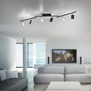PURE-MIRA 6358-18 Lumină de tavan neagră cu 6 LED-uri small 2