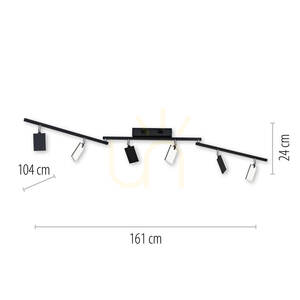 PURE-MIRA 6358-18 Lumină de tavan neagră cu 6 LED-uri small 7