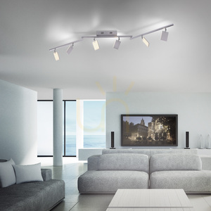 PURE-MIRA 6358-95 Lumină de tavan argintie cu 6 LED-uri small 2