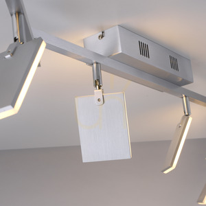 PURE-MIRA 6358-95 Lumină de tavan argintie cu 6 LED-uri small 8