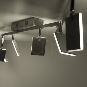 PURE-MIRA 6358-95 Lumină de tavan argintie cu 6 LED-uri small 9
