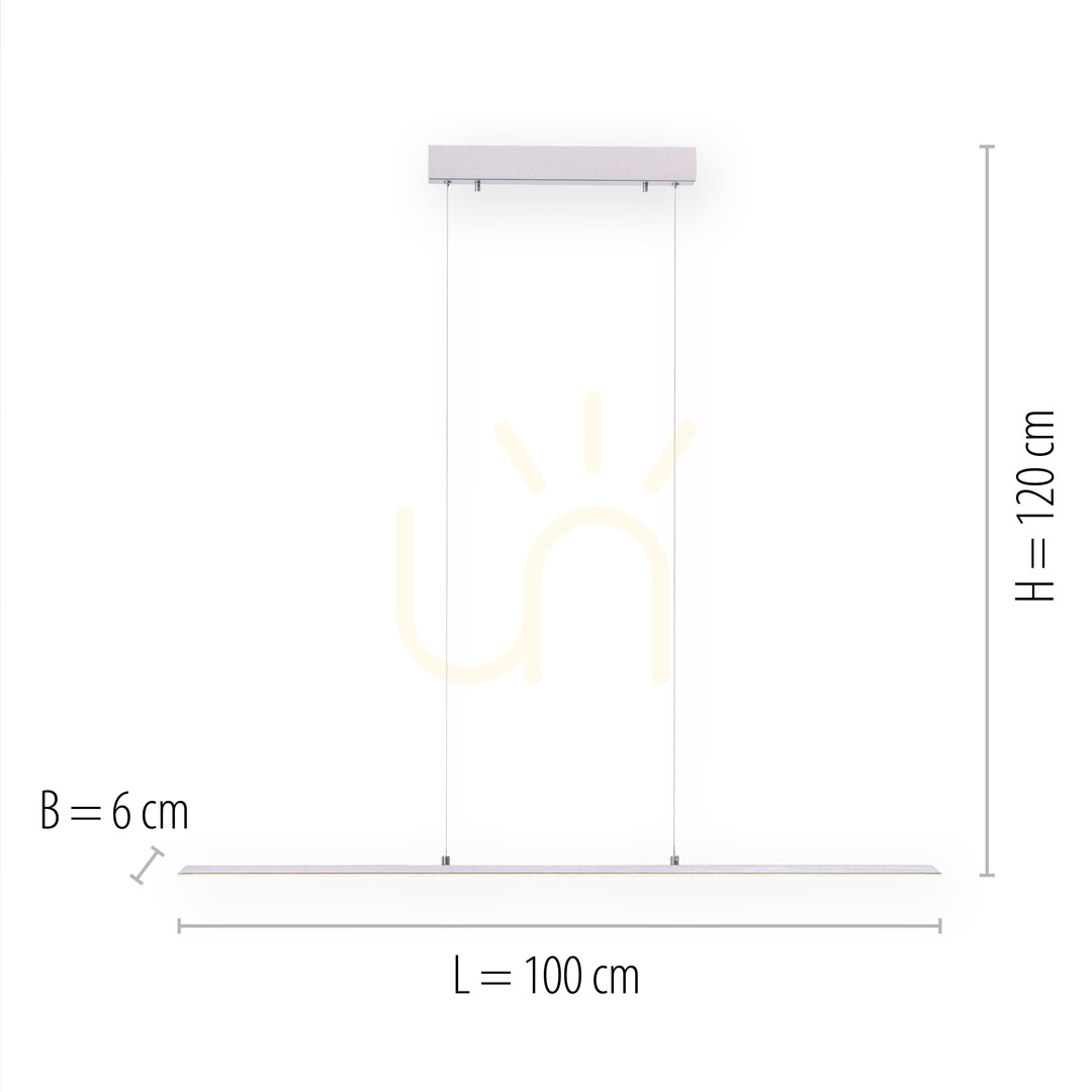 previzualizare PURE-LITE 8375-55 Argintiu, lampă suspendată cu 1 LED PURE-LITE 8375-55 Argintiu, lampă suspendată cu 1 LED