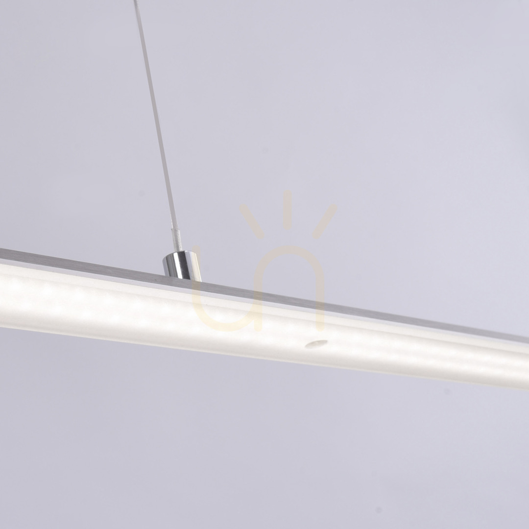Spectacol PURE-LITE 8375-55 Argintiu, lampă suspendată cu 1 LED PURE-LITE 8375-55 Argintiu, lampă suspendată cu 1 LED