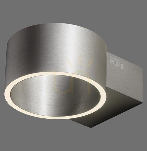 Verifica PURE CLIPSE 8561-95 Aplică de perete argintie cu 2 LED-uri