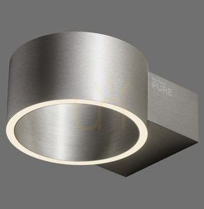 PURE CLIPSE 8561-95 Aplică de perete argintie cu 2 LED-uri small 0