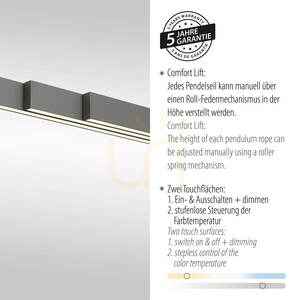 ADRIANA COMFORT LIFT 2598-13 Antracit 1xLED Lampă suspendată 4 ADRIANA COMFORT LIFT 2598-13 Antracit 1xLED Lampă suspendată small 4