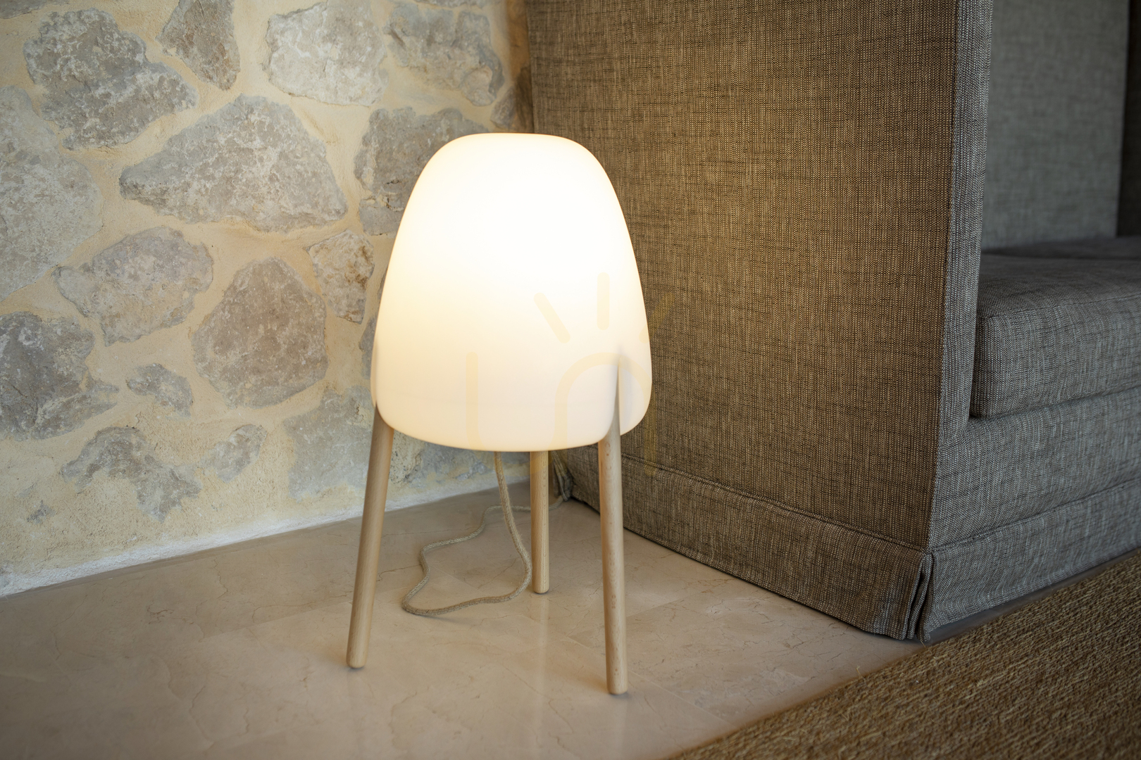 Verifica Lampa de grădină ROCKET 70 3084, albă, 1xE27 Lampa de grădină ROCKET 70 3084, albă, 1xE27