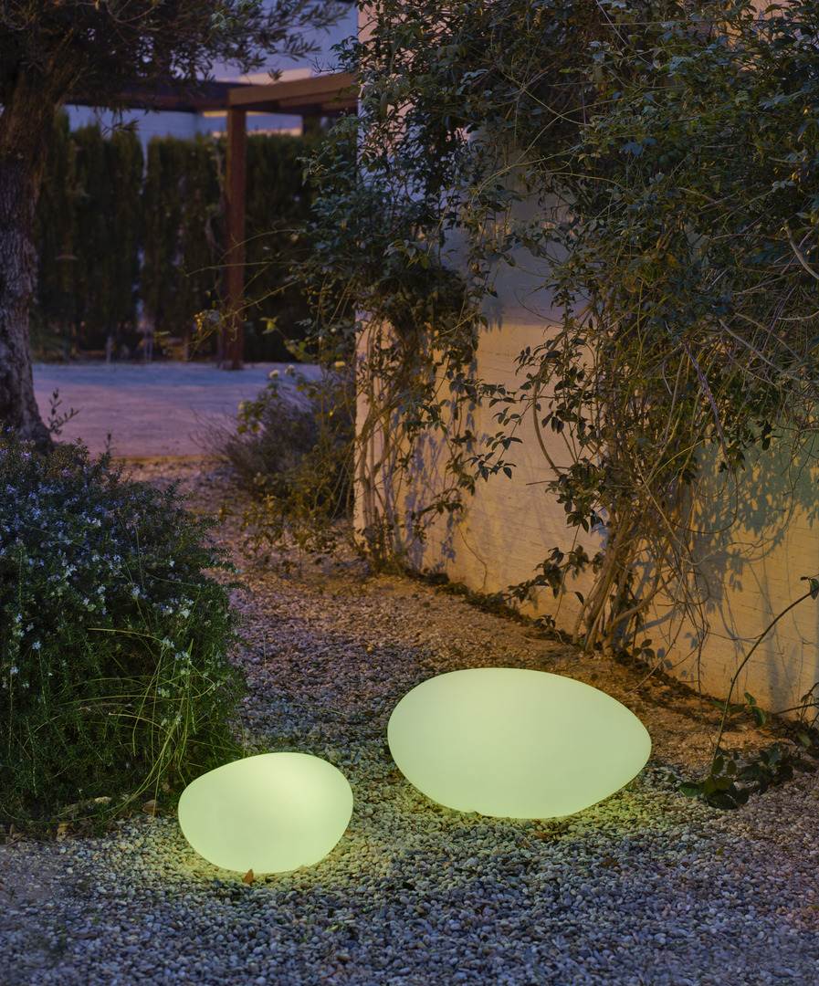 previzualizare Lampa de grădină PETRA 60 SOLAR 3141, albă, 1xLED Lampa de grădină PETRA 60 SOLAR 3141, albă, 1xLED