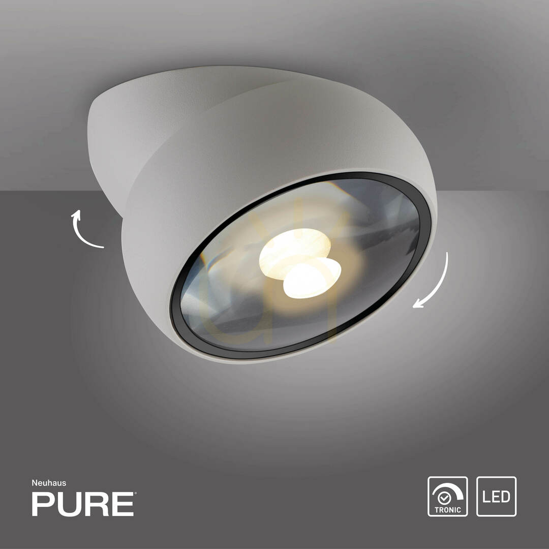 Vedere PURE MOVE 6235-16, plafonieră albă, 1xLED PURE MOVE 6235-16, plafonieră albă, 1xLED