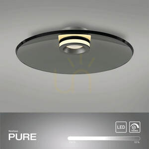 PURE MOON 6095-15 Lampa de tavan, gri, 2xLED 1 PURE MOON 6095-15 Lampa de tavan, gri, 2xLED small 1
