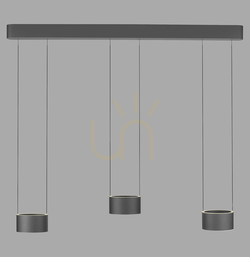 Verifica PURE CLIPSE 2473-15 Lampa suspendată gri cu 6 LED-uri