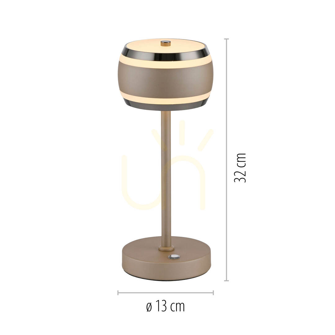 Verifica Lampa de masă PURE FALLING RINGS 4503-97, maro, 1xLED Lampa de masă PURE FALLING RINGS 4503-97, maro, 1xLED
