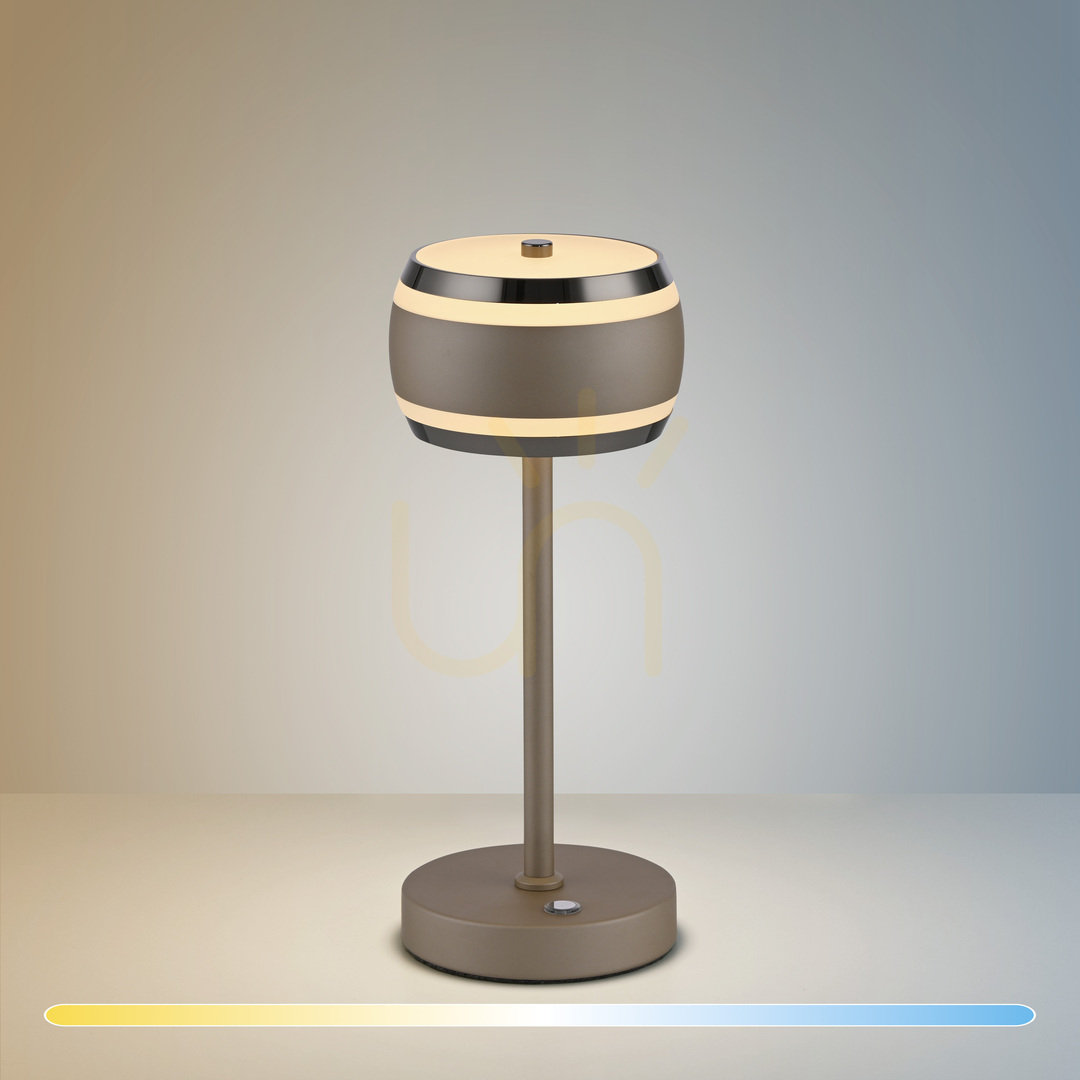 previzualizare Lampa de masă PURE FALLING RINGS 4503-97, maro, 1xLED Lampa de masă PURE FALLING RINGS 4503-97, maro, 1xLED