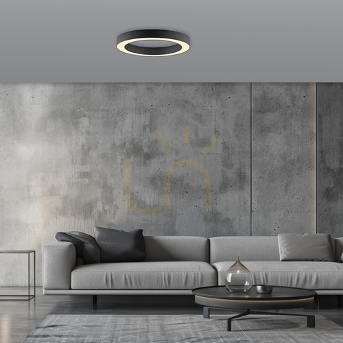 Verifica PURE LINES ROUND 6310-13 Lampa de tavan, antracit, 1xLED