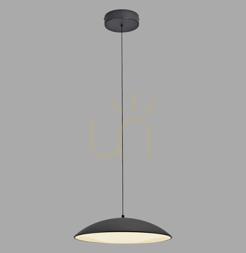 Verifica LENTE14606-18 Lampa suspendată neagră cu 1 LED
