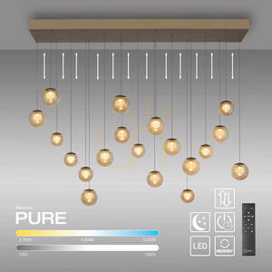 PURE POPUP 2589-97 Maro Lampa suspendată cu 19 LED-uri 1 PURE POPUP 2589-97 Maro Lampa suspendată cu 19 LED-uri small 1