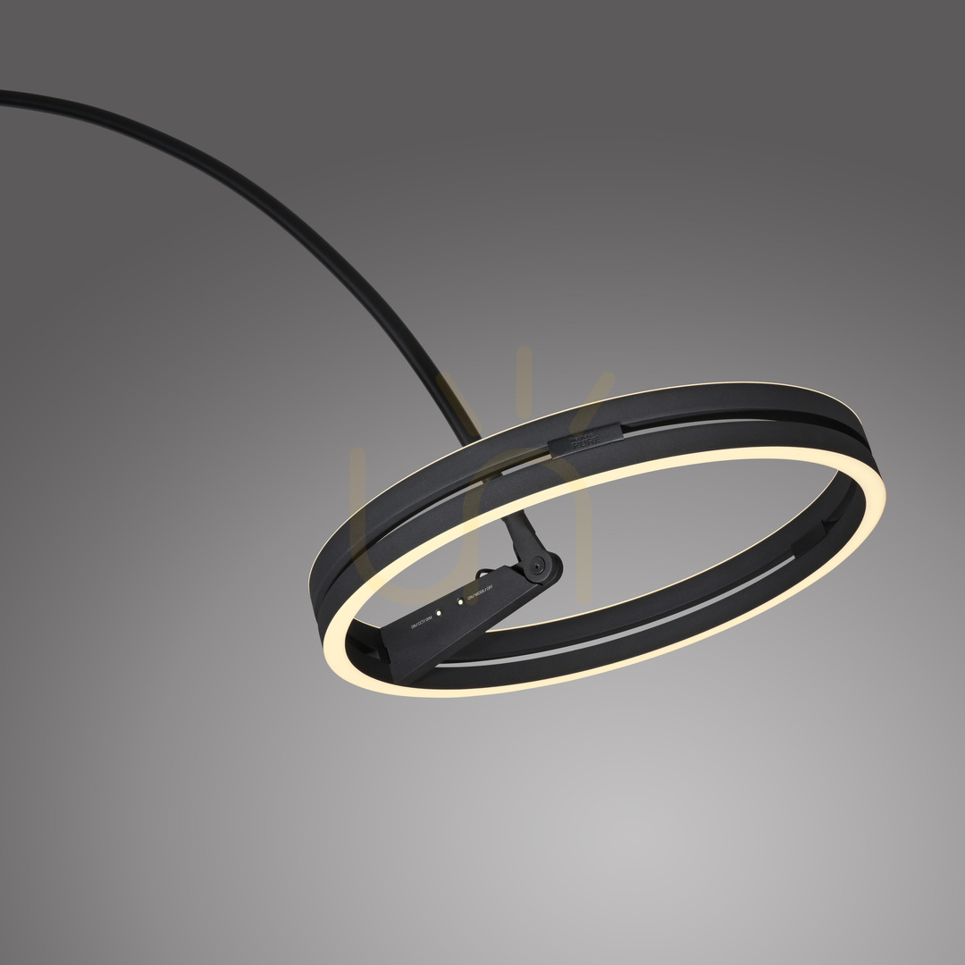 Afişa Lampa de podea PURE LOOP-BOW 561-18, negru, 2xLED Lampa de podea PURE LOOP-BOW 561-18, negru, 2xLED