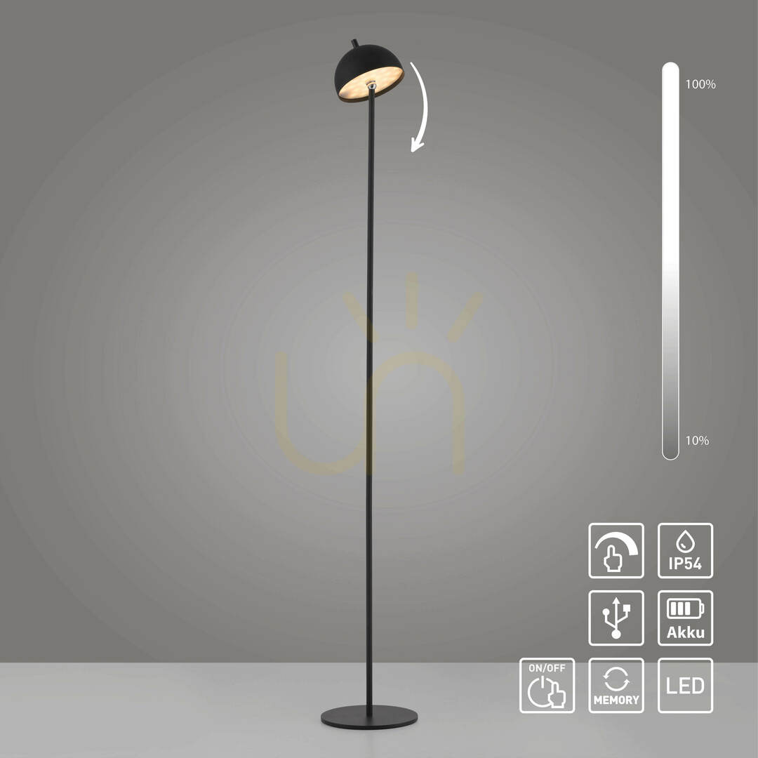 Vedere Lampa de podea BELLIS 19245-18, negru, 1xLED Lampa de podea BELLIS 19245-18, negru, 1xLED