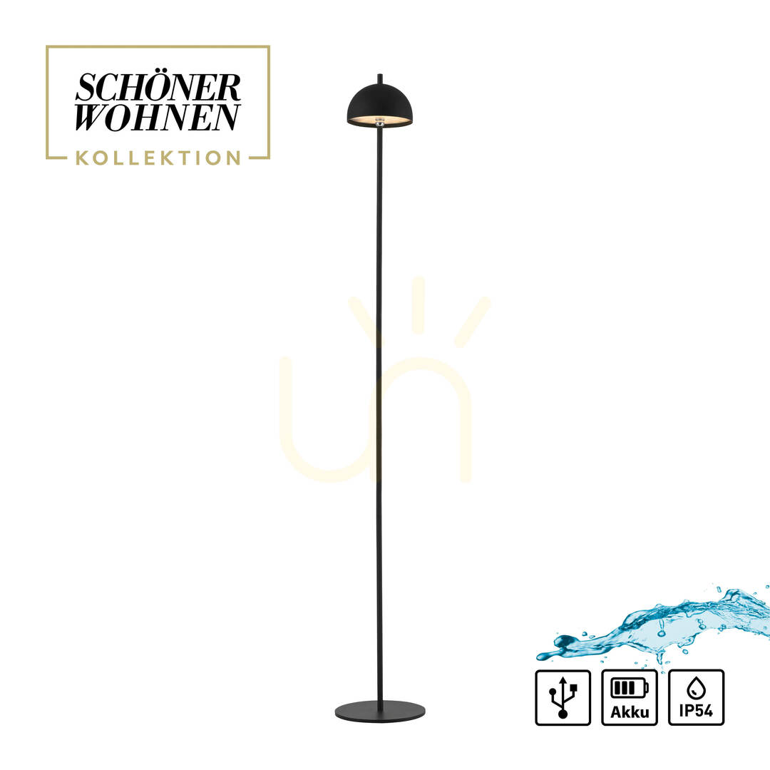 previzualizare Lampa de podea BELLIS 19245-18, negru, 1xLED Lampa de podea BELLIS 19245-18, negru, 1xLED