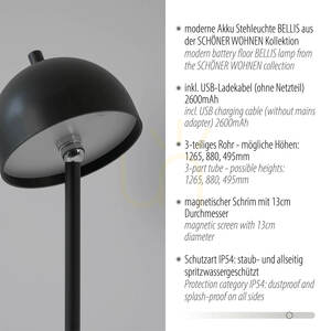 Lampa de podea BELLIS 19245-18, negru, 1xLED 5 Lampa de podea BELLIS 19245-18, negru, 1xLED small 5