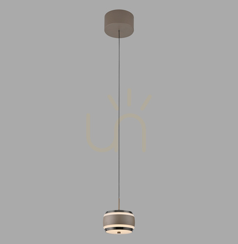 Verifica PURE FALLING RINGS 2503-97 Maro, lampă suspendată cu 1 LED