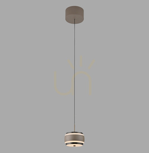 PURE FALLING RINGS 2503-97 Maro, lampă suspendată cu 1 LED small 0