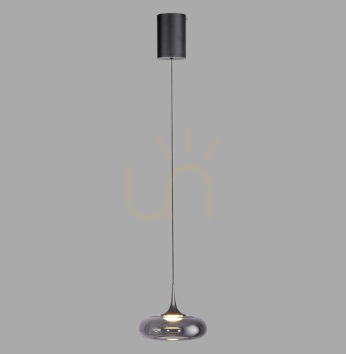 Verifica POSH 15692-15 Lampa suspendată gri cu 1 LED